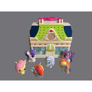 My Little Pony Foldout Carry Along Building with Ponies and Unicorns Custom Lot
